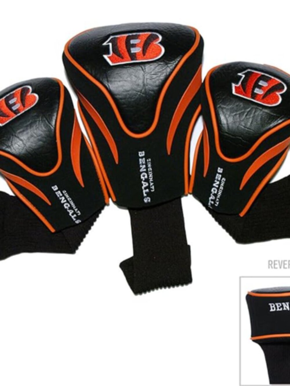 3 embroidered Headcovers for Golf drivers and clubs - Brand new still in package